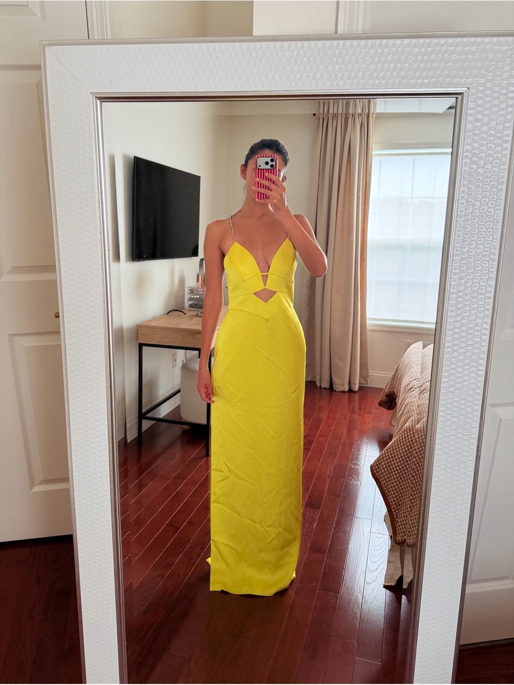 Liv Foster Giselle Satin Long Dress